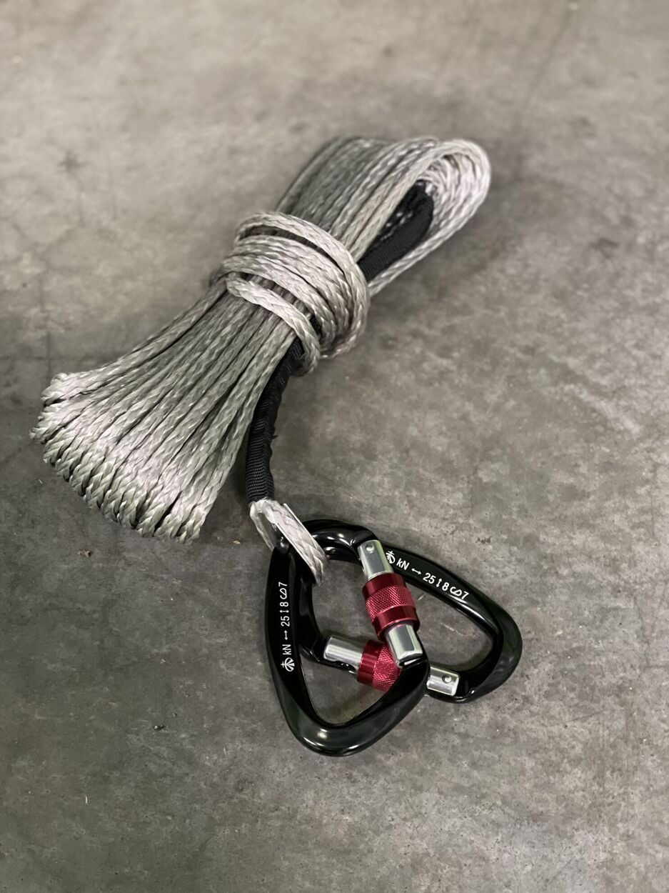 Трос с карабинами для эвакуации